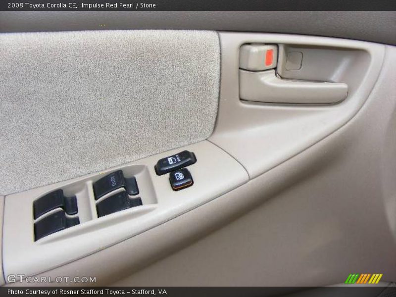 Impulse Red Pearl / Stone 2008 Toyota Corolla CE
