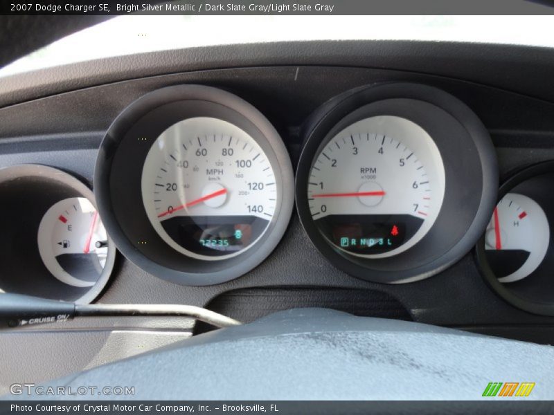 Bright Silver Metallic / Dark Slate Gray/Light Slate Gray 2007 Dodge Charger SE