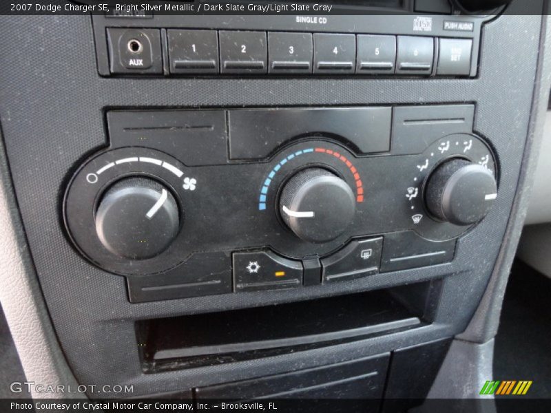 Bright Silver Metallic / Dark Slate Gray/Light Slate Gray 2007 Dodge Charger SE
