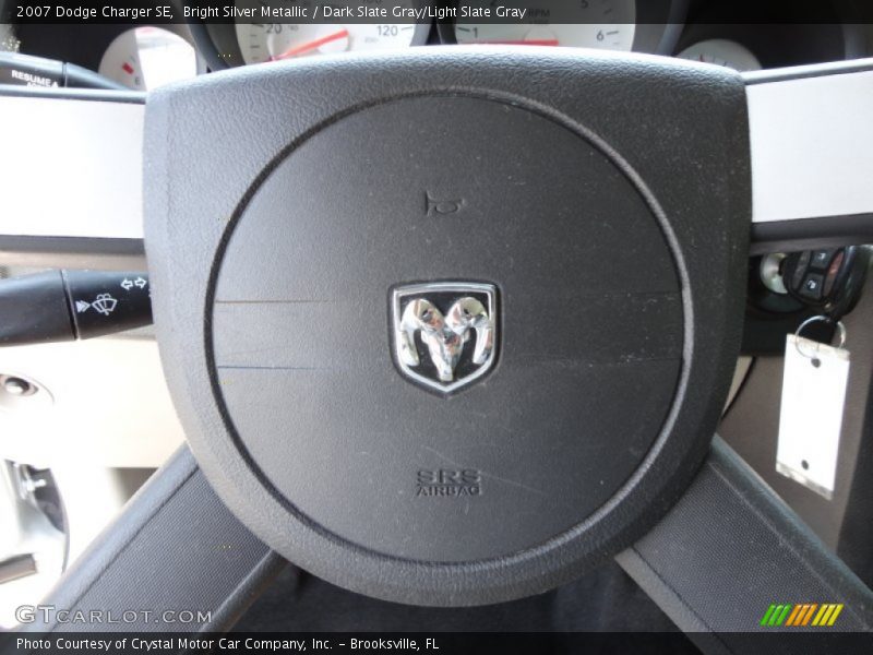 Bright Silver Metallic / Dark Slate Gray/Light Slate Gray 2007 Dodge Charger SE