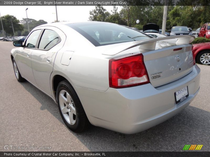 Bright Silver Metallic / Dark Slate Gray/Light Slate Gray 2009 Dodge Charger SE