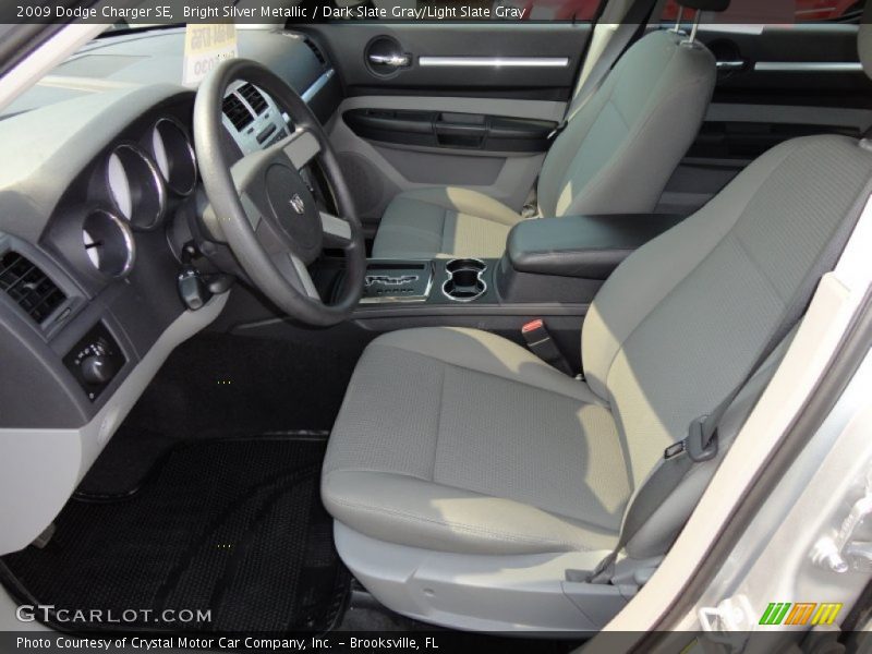 Bright Silver Metallic / Dark Slate Gray/Light Slate Gray 2009 Dodge Charger SE