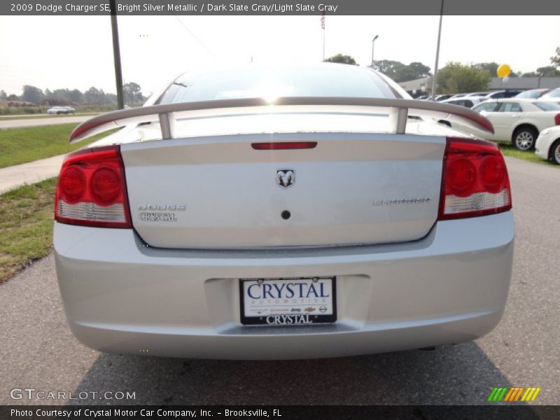 Bright Silver Metallic / Dark Slate Gray/Light Slate Gray 2009 Dodge Charger SE
