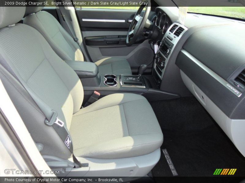 Bright Silver Metallic / Dark Slate Gray/Light Slate Gray 2009 Dodge Charger SE