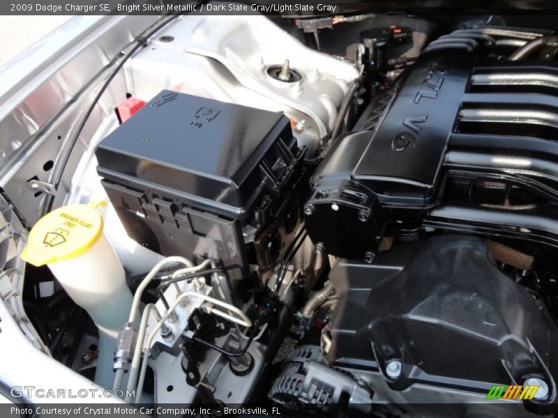 Bright Silver Metallic / Dark Slate Gray/Light Slate Gray 2009 Dodge Charger SE
