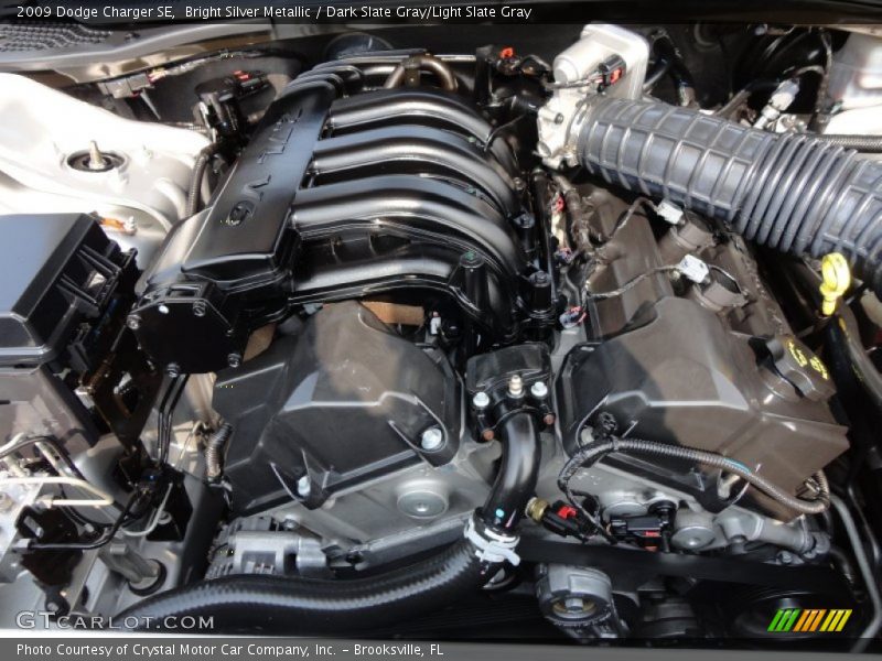 Bright Silver Metallic / Dark Slate Gray/Light Slate Gray 2009 Dodge Charger SE