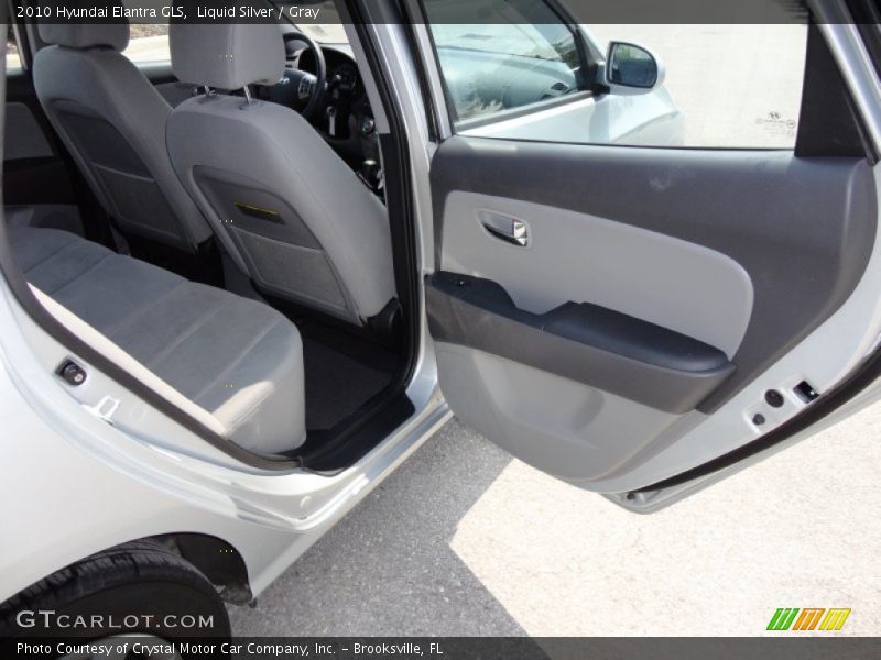 Liquid Silver / Gray 2010 Hyundai Elantra GLS