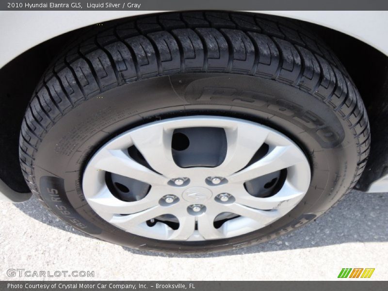 Liquid Silver / Gray 2010 Hyundai Elantra GLS