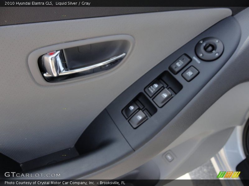 Liquid Silver / Gray 2010 Hyundai Elantra GLS