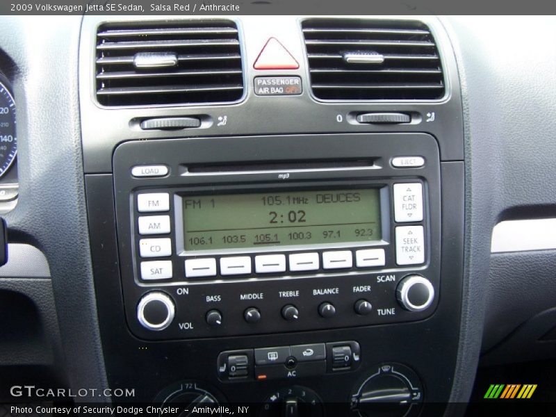 Salsa Red / Anthracite 2009 Volkswagen Jetta SE Sedan