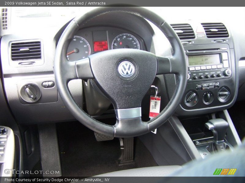 Salsa Red / Anthracite 2009 Volkswagen Jetta SE Sedan
