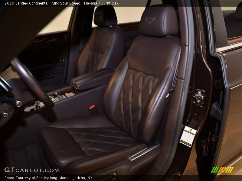  2010 Continental Flying Spur Speed Burnt Oak Interior
