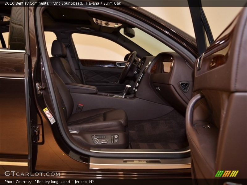  2010 Continental Flying Spur Speed Burnt Oak Interior