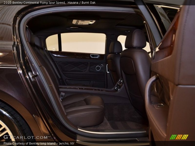  2010 Continental Flying Spur Speed Burnt Oak Interior