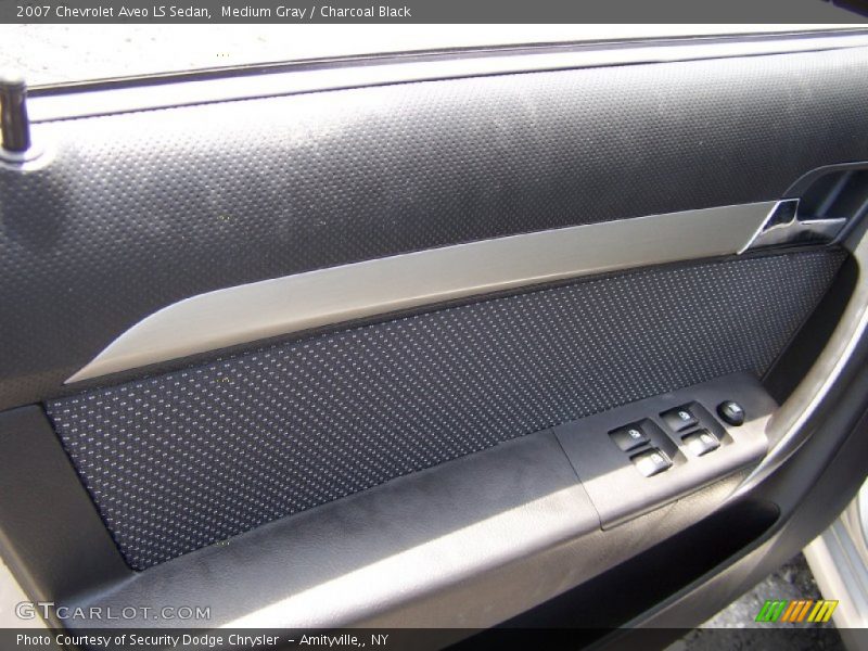 Medium Gray / Charcoal Black 2007 Chevrolet Aveo LS Sedan