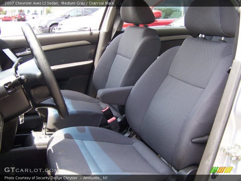 Medium Gray / Charcoal Black 2007 Chevrolet Aveo LS Sedan