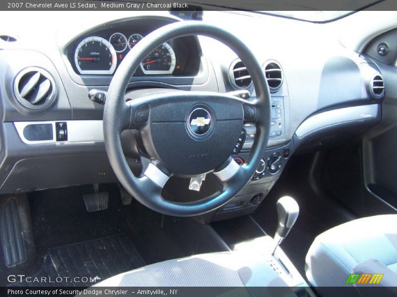 Medium Gray / Charcoal Black 2007 Chevrolet Aveo LS Sedan