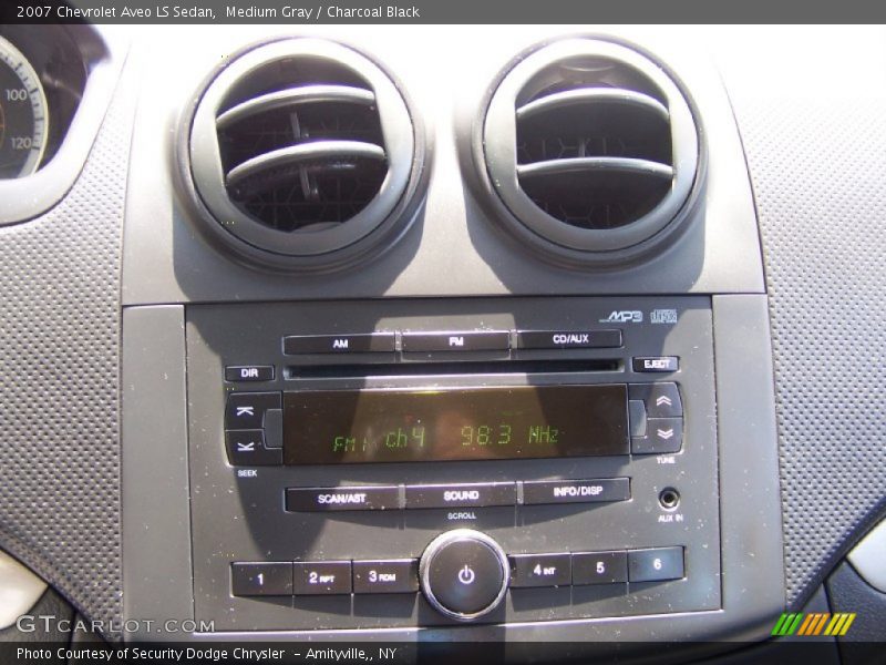 Medium Gray / Charcoal Black 2007 Chevrolet Aveo LS Sedan