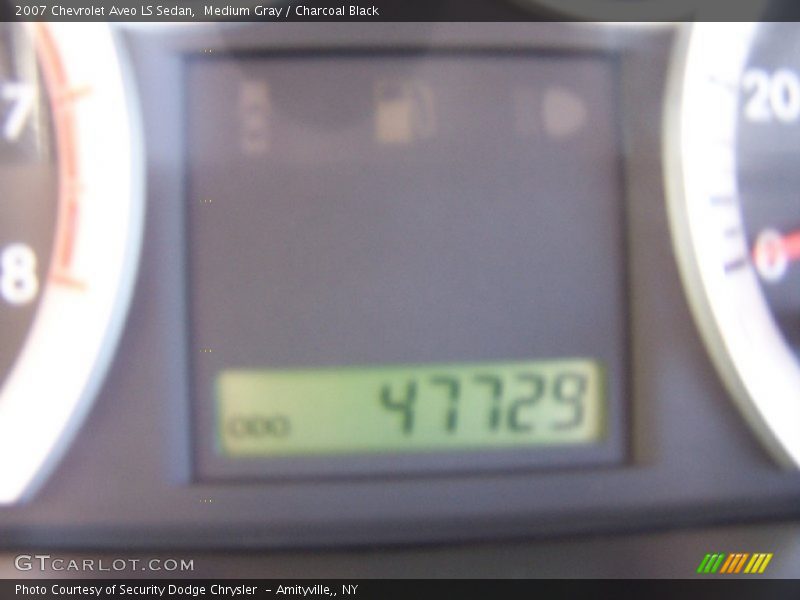Medium Gray / Charcoal Black 2007 Chevrolet Aveo LS Sedan