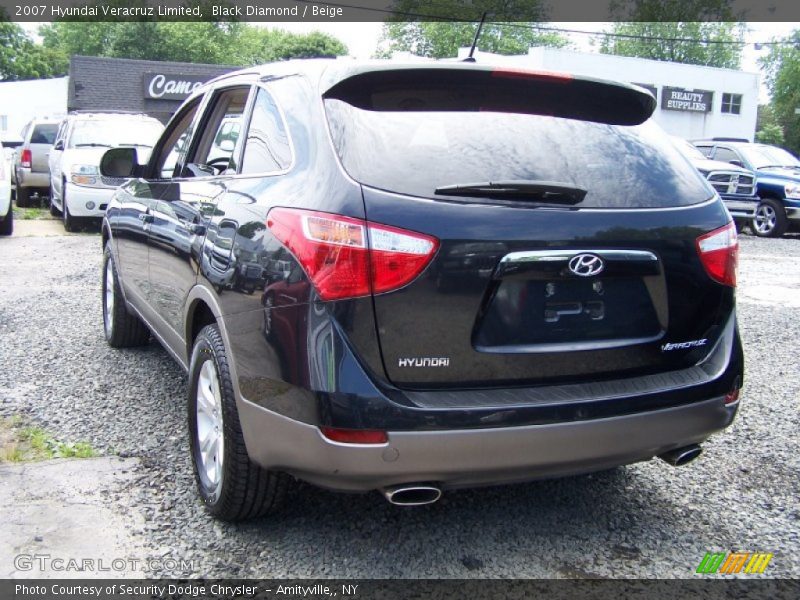 Black Diamond / Beige 2007 Hyundai Veracruz Limited