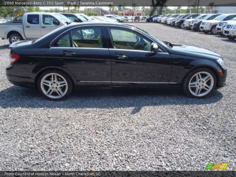 Black / Savanna/Cashmere 2008 Mercedes-Benz C 350 Sport