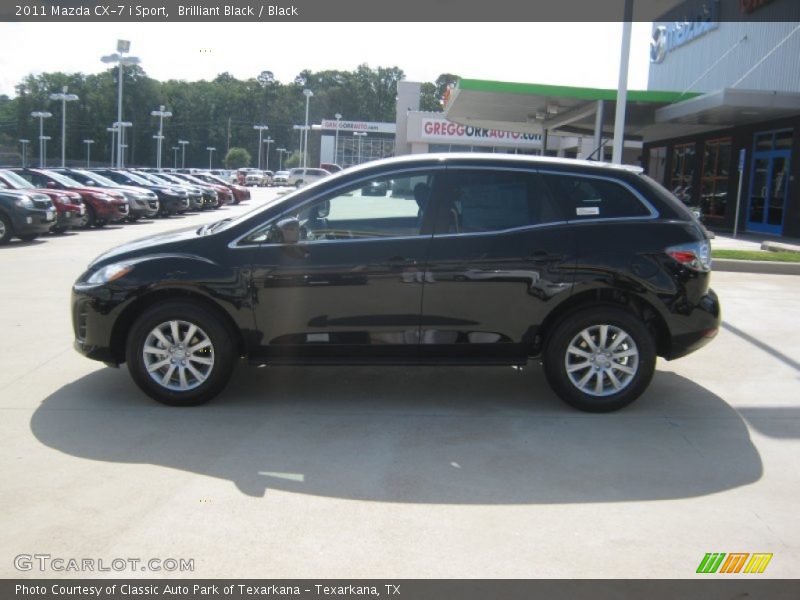 Brilliant Black / Black 2011 Mazda CX-7 i Sport