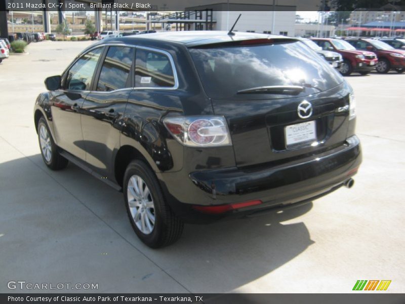 Brilliant Black / Black 2011 Mazda CX-7 i Sport