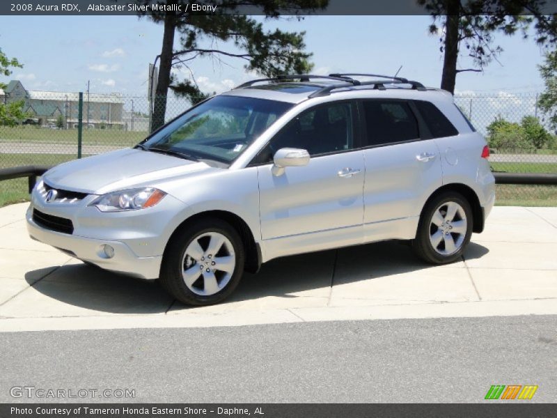 Alabaster Silver Metallic / Ebony 2008 Acura RDX