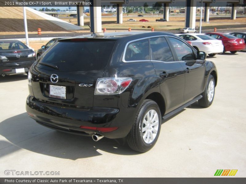Brilliant Black / Black 2011 Mazda CX-7 i Sport