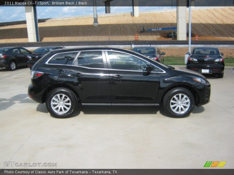 Brilliant Black / Black 2011 Mazda CX-7 i Sport