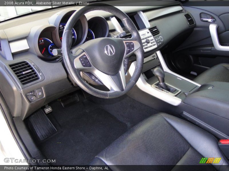 Alabaster Silver Metallic / Ebony 2008 Acura RDX