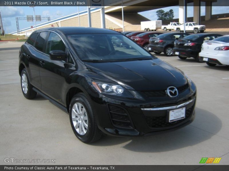 Brilliant Black / Black 2011 Mazda CX-7 i Sport