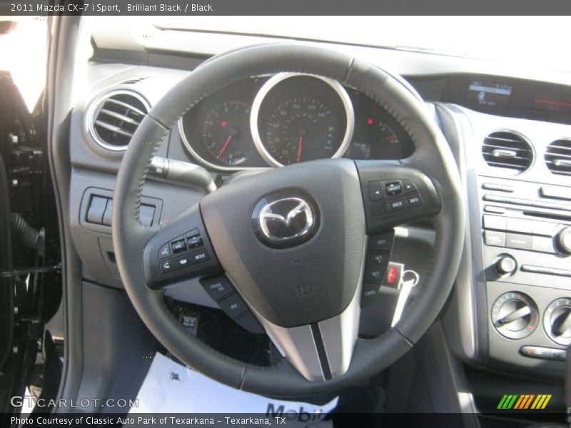 Brilliant Black / Black 2011 Mazda CX-7 i Sport