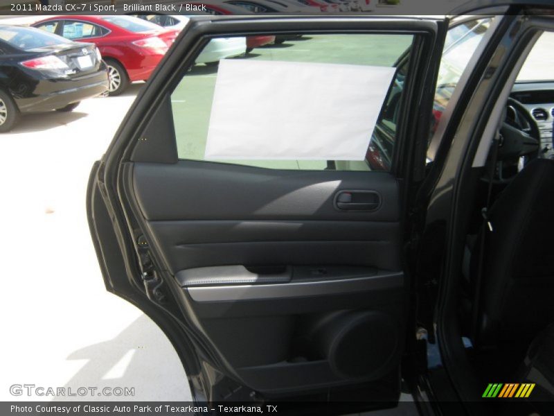 Brilliant Black / Black 2011 Mazda CX-7 i Sport