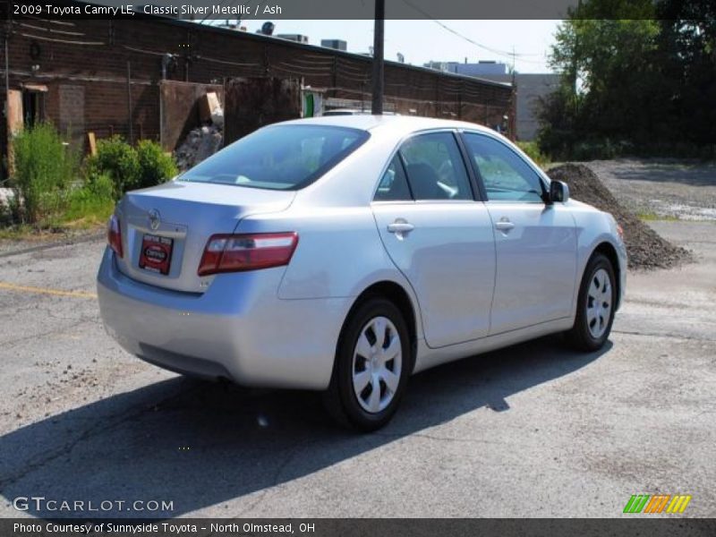 Classic Silver Metallic / Ash 2009 Toyota Camry LE