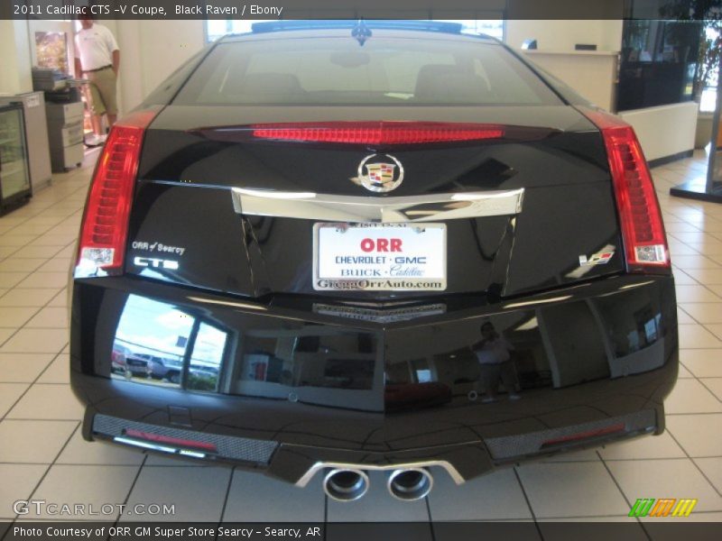 Black Raven / Ebony 2011 Cadillac CTS -V Coupe