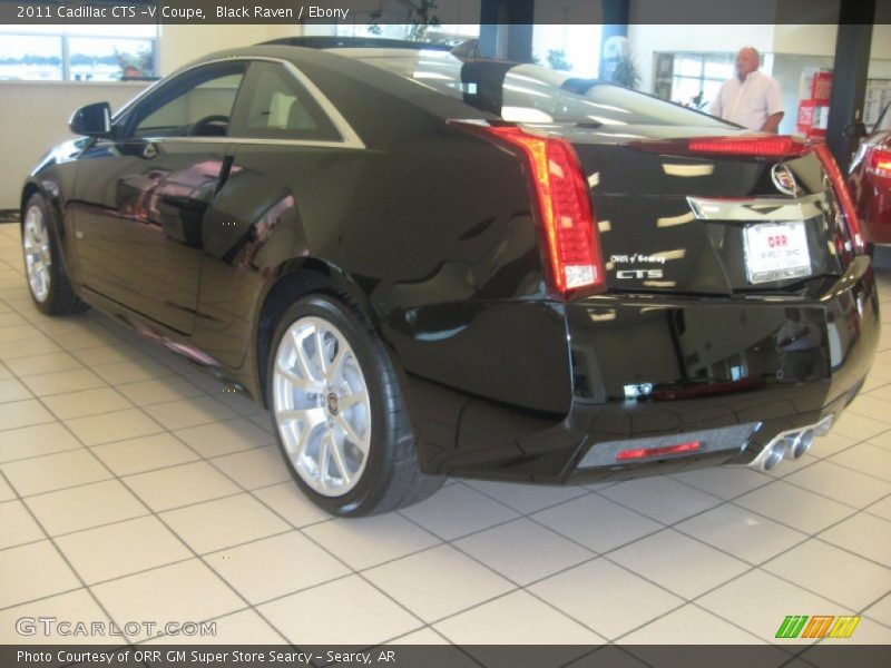 Black Raven / Ebony 2011 Cadillac CTS -V Coupe