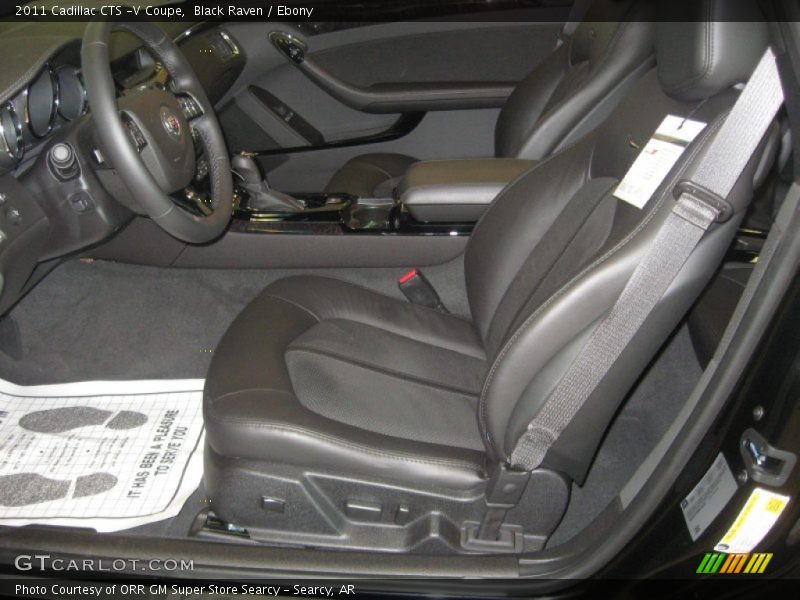  2011 CTS -V Coupe Ebony Interior