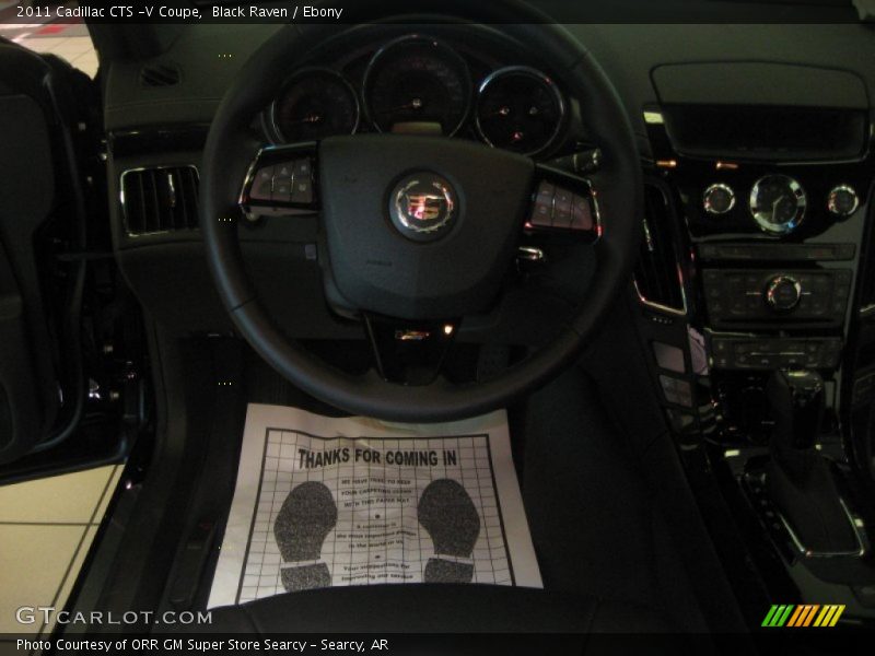 Black Raven / Ebony 2011 Cadillac CTS -V Coupe