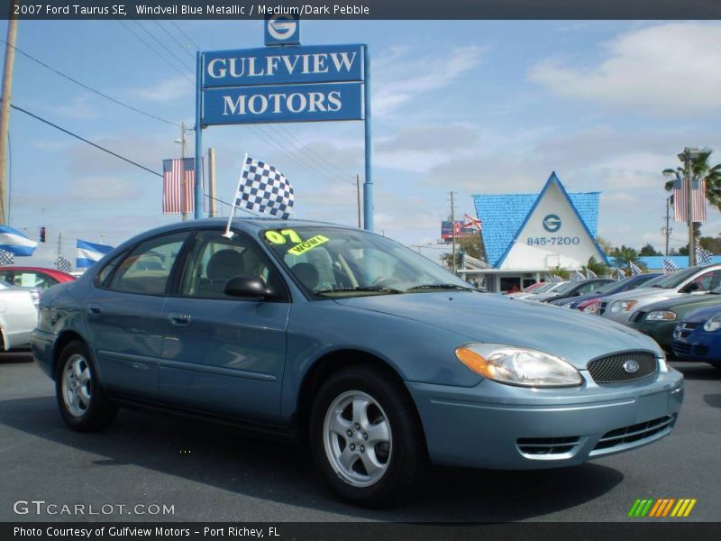 Windveil Blue Metallic / Medium/Dark Pebble 2007 Ford Taurus SE