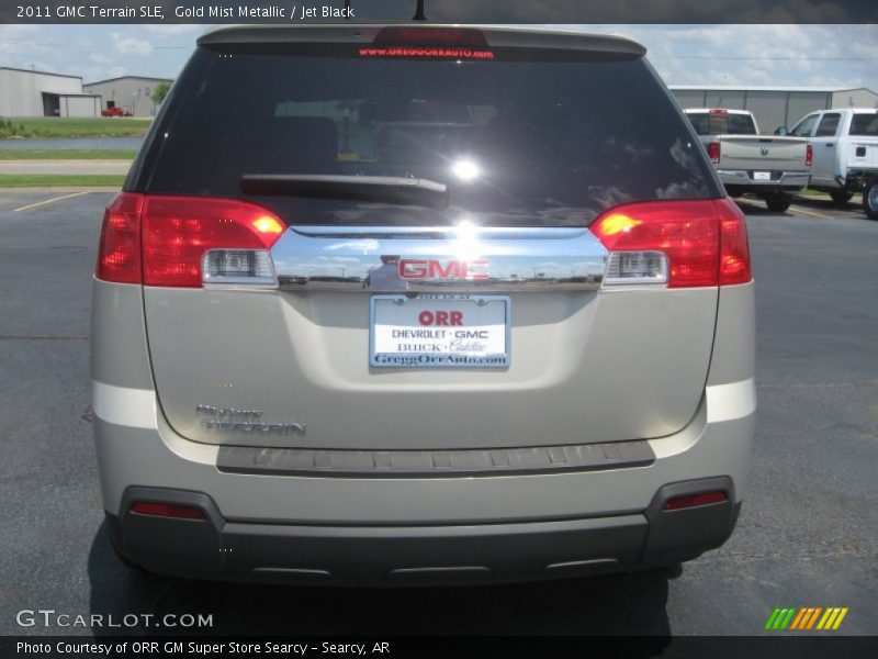 Gold Mist Metallic / Jet Black 2011 GMC Terrain SLE
