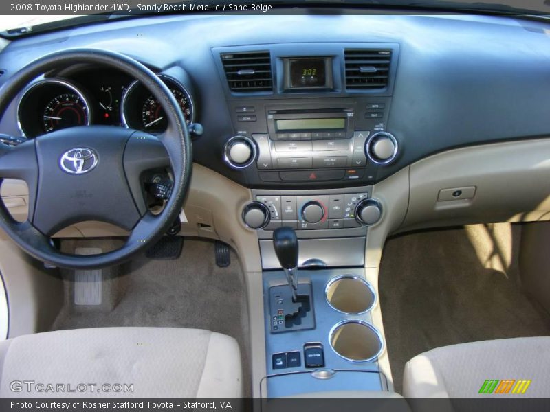 Sandy Beach Metallic / Sand Beige 2008 Toyota Highlander 4WD
