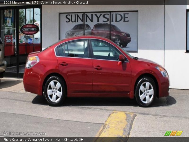 Sonoma Sunset Metallic / Charcoal 2008 Nissan Altima 2.5 S