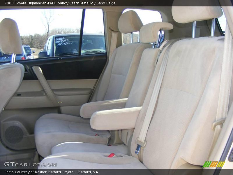 Sandy Beach Metallic / Sand Beige 2008 Toyota Highlander 4WD