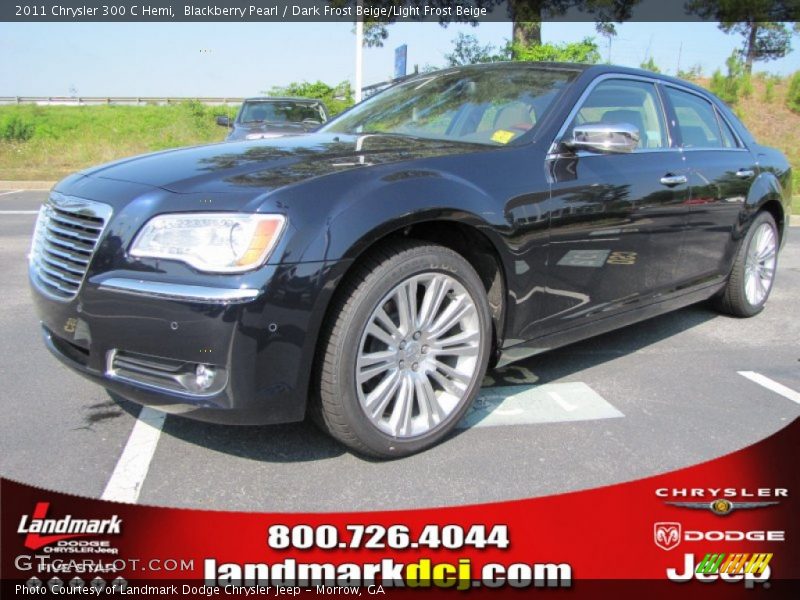 Blackberry Pearl / Dark Frost Beige/Light Frost Beige 2011 Chrysler 300 C Hemi