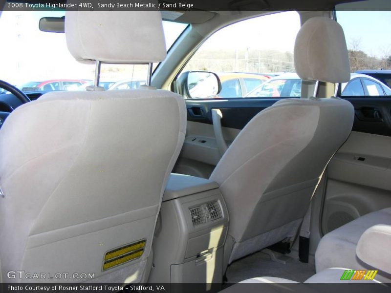 Sandy Beach Metallic / Sand Beige 2008 Toyota Highlander 4WD