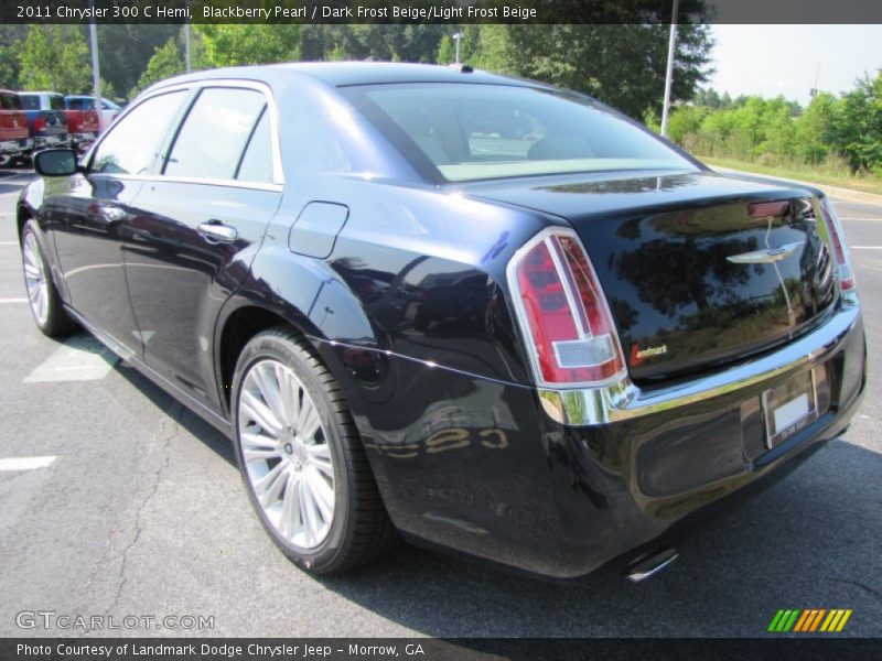 Blackberry Pearl / Dark Frost Beige/Light Frost Beige 2011 Chrysler 300 C Hemi