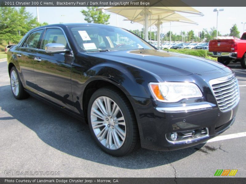 Blackberry Pearl / Dark Frost Beige/Light Frost Beige 2011 Chrysler 300 C Hemi