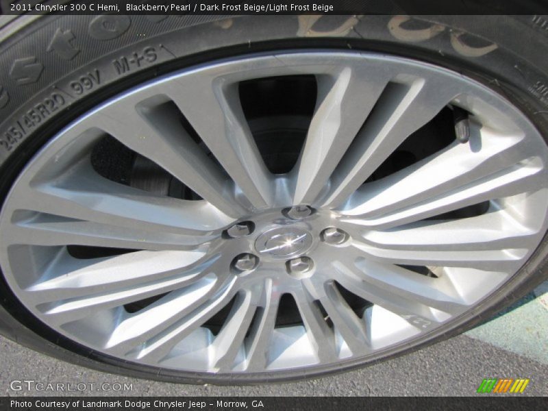 Blackberry Pearl / Dark Frost Beige/Light Frost Beige 2011 Chrysler 300 C Hemi
