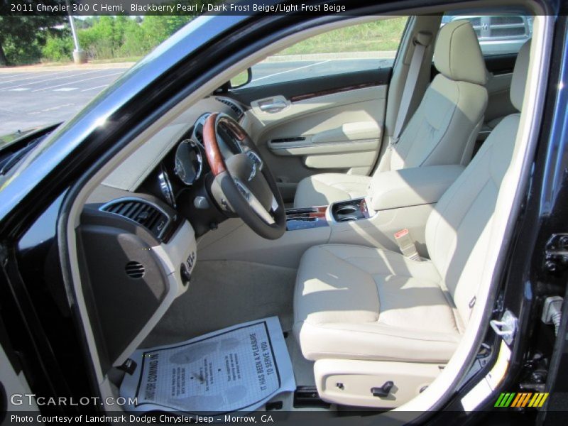 Blackberry Pearl / Dark Frost Beige/Light Frost Beige 2011 Chrysler 300 C Hemi